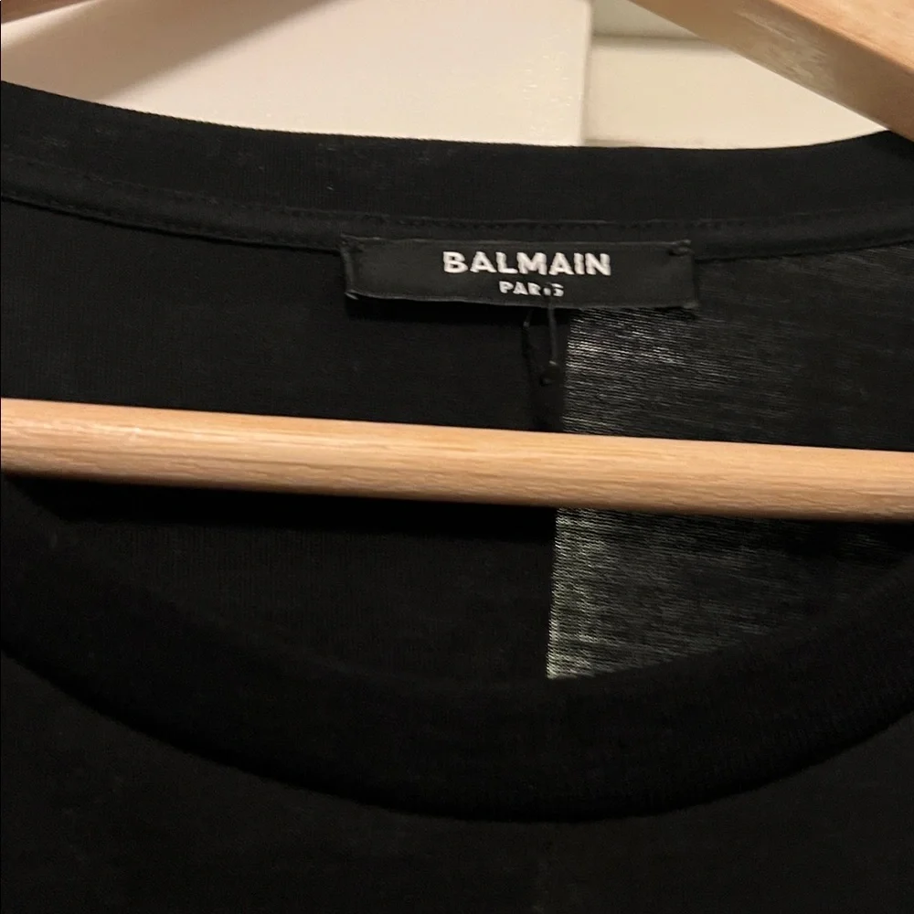 Balmain Logo T-shirt Size Medium - Picture 4 of 4